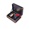 स्पॉट यूवी कॉस्मेटिक गिफ्ट बॉक्स पैकेजिंग 2 मिमी ब्लैक गोल्ड पेपर बॉक्स