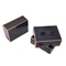स्पॉट यूवी कॉस्मेटिक गिफ्ट बॉक्स पैकेजिंग 2 मिमी ब्लैक गोल्ड पेपर बॉक्स