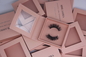 600 ग्राम आई लैश चुंबकीय विंडो बॉक्स पैकेजिंग यूवी प्रिंटिंग